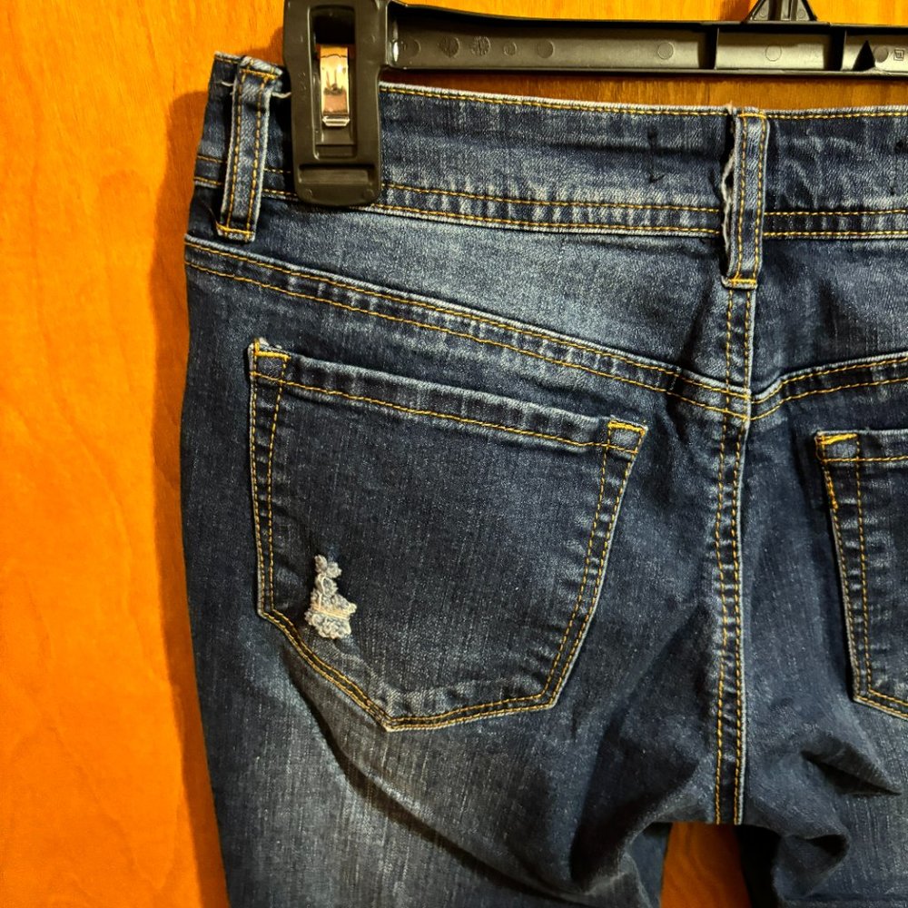 dollhouse distressed cropped Farrah‎ jeans size 3 - Picture 11 of 16